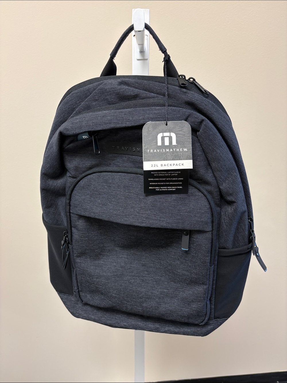 Travis Mathew Men's Backpack - Charcoal